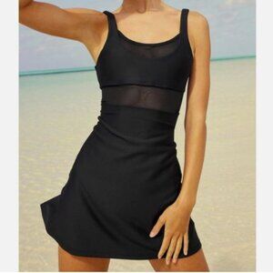 Alo Yoga Airlift Double Take Dress - Black - Small